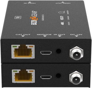 BZBGEAR 4K UHD HDMI Extender with Bi-directional IR over a Single Cat5e/6/7 up to 165ft