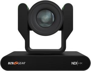 BZBGEAR 25X 4K UHD AUTO TRACKING HDMI 2.0/12G-SDI/USB 2.0/USB 3.0/NDI|HX Live Streaming PTZ Camera with Tally Lights (Black)