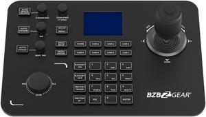 BZBGEAR Universal Advanced Serial and IP PTZ Joystick Controller with POE (IP/RS-232/422/485)