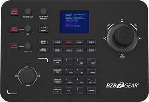 BZBGEAR Universal Advanced Serial and IP PTZ Joystick Controller with POE (IP/RS-232/422/485)