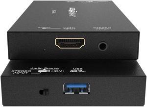 BZBGEAR USB 3.0 1080P FHD HDMI Video Capture Card with Scaler and Audio