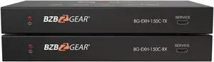 BZBGEAR 4K UHD HDMI HDBaseT Long Range Extender with Bi-directional IR/RS-232/CEC up to 490ft