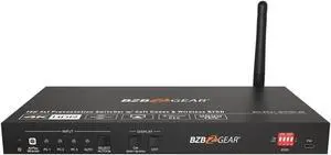 BZBGEAR 4-Port 4K UHD Conference Room Wireless Presentation Switcher with HDMI/USB-C/Soft Codec