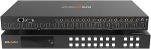 BZBGEAR 16x16 4K UHD HDMI Matrix with Advance EDID/Audio De-embedding/Downscaling and CEC