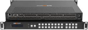 BZBGEAR 8x8 4K UHD HDMI Video Wall Processor & Seamless Matrix Switcher with Scaler, IR and Audio