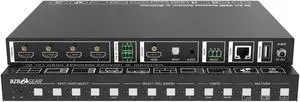 BZBGEAR 4x1 4K UHD HDMI Seamless Switcher/Scaler/MultiViewer with IP/RS-232/Audio De-embedding
