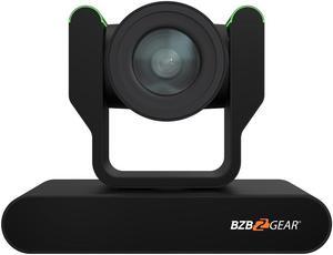 BZBGEAR 30X 1080P FHD Auto Tracking HDMI/3G-SDI/USB 2.0/USB 3.0 Live Streaming PTZ Camera with Tally Lights (Black)