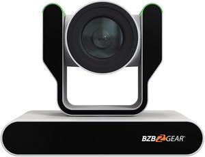 BZBGEAR 30X 1080P FHD Auto Tracking HDMI/3G-SDI/USB 2.0/USB 3.0 Live Streaming PTZ Camera with Tally Lights (White)