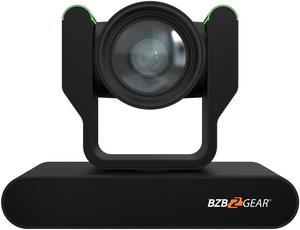 BZBGEAR 12X 1080P FHD Auto Tracking HDMI/3G-SDI/USB 2.0/USB 3.0 Live Streaming PTZ Camera with Tally Lights (Black)