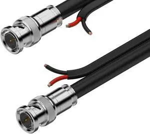 BZBGEAR 1080P FHD 25ft 75-ohm Premade Shielded SDI with DC Siamese Cable