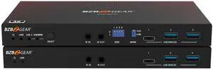 4K UHD HDMI/USB-C KVM HDBaseT 3.0 Extender/Switcher with USB 3.0/Ethernet/IR/RS-232/POE