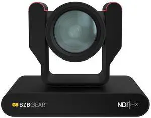 BZBGEAR 25X 4K UHD AUTO TRACKING HDMI 2.0/12G-SDI/USB 2.0/USB 3.0/NDI|HX Live Streaming PTZ Camera with Tally Lights (Black)