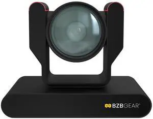 BZBGEAR 12X 4K UHD AUTO TRACKING  HDMI 2.0/12G-SDI/USB 2.0/USB 3.0 Live Streaming PTZ Camera with Tally Lights (Black)