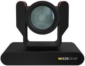 BZBGEAR 25X 4K UHD AUTO TRACKING  HDMI 2.0/12G-SDI/USB 2.0/USB 3.0 Live Streaming PTZ Camera with Tally Lights (Black)