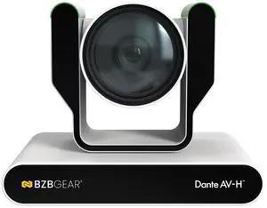 BZBGEAR 12X 4K UHD AUTO TRACKING HDMI 2.0/12G-SDI/USB 2.0/USB 3.0 Dante AV-H Live Streaming PTZ Camera with Tally Lights (White)