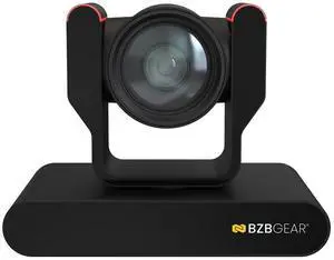 BZBGEAR 12X 1080P FHD Auto Tracking HDMI/3G-SDI/USB 2.0/USB 3.0 Live Streaming PTZ Camera with Tally Lights (Black)