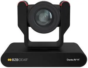 BZBGEAR 20X 1080P FHD Auto Tracking HDMI/3G-SDI/USB 2.0/USB 3.0 Dante AV-H Live Streaming PTZ Camera with Tally Lights (Black)