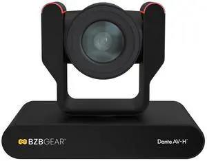 BZBGEAR 30X 1080P FHD Auto Tracking HDMI/3G-SDI/USB 2.0/USB 3.0 Dante AV-H Live Streaming PTZ Camera with Tally Lights (Black)
