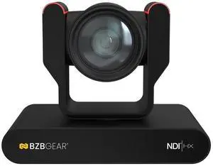 BZBGEAR 12X 1080P FHD Auto Tracking HDMI/3G-SDI/USB 2.0/USB 3.0/NDI|HX Live Streaming PTZ Camera with Tally Lights (Black)