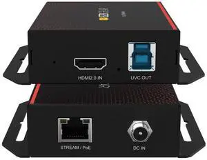 BZBGEAR HDMI to IP/UVC POE Encoder Supports H.264/H.265/AVC plus NDI Support