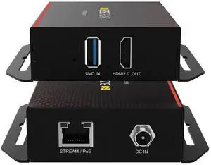 BZBGEAR IP/UVC to HDMI 2.0 POE Decoder Supports H.264/H.265/AVC plus NDI Support