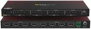 BZBGEAR 4x4 4K UHD HDMI Seamless Matrix Switcher and Video Wall Processor with Scaler/IR/Audio/RS-232