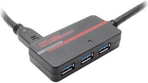 Hall Research USB3-33H4 USB 3.0 Active Extension Cable with 4-Port Hub