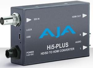 AJA Hi5-Plus 3G/SD/HD-SDI to HDMI and Audio Converter