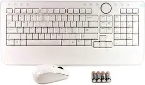 New Dell Bluetooth Wireless White Keyboard & Mouse Kit Y853M 0Y853M CN-0Y853M