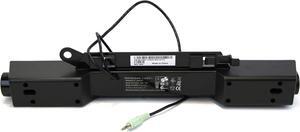 Dell Ultrasharp AX510 Multimedia Soundbar Speaker PC Black Volume A/C Power Input C730C 0C730C CN-0C730C