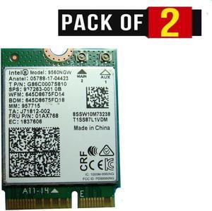 Lot 2 of Genuine HP OMEN 15-CE198WM 15-CE Series WI-FI Wireless Card 01AX768 937263-001