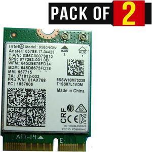 Lot 2 of Genuine HP Pavilion x360 14-ba253cl 14" WiFi Bluetooth Card 01AX768 9560NGW 937263-001