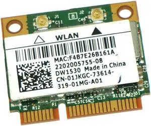 Genuine Dell OEM Optiplex 7010 9010 Wifi Card Half-Height Mini-PCI 802.11abgn 1JKGC 01JKGC CN-01JKGC DW1530