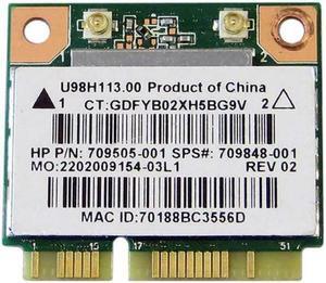 Genuine WiFi card For HP Realtek RTL8188EE 802.11 bgn 1x1 709848-001 709505-001