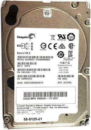 New Seagate ST900MM0006 900GB 10000RPM 6Gb/s 64MB 2.5in SAS Hard Drive Savvio 10K.6