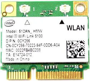 Dell Inspiron 1545 1570 WiFi Link 5100 Mini PCI-e 802.11n 512AN_HMW CY256