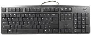 DELL Black USB Wired 104 Keys US English Layout Keyboard DJ458