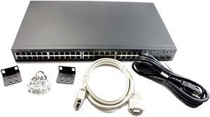 New Dell H969F PowerConnect 5448 48-Port Gigabit Ethernet Network Switch With Ears 0H969F CN-0H969F