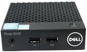 Dell Wyse N10D - 3040 Thin Client Intel Atom Z8350 1.40 GHz 2 GB 8 GB SSD OS: THINOS 8.5 Ethernet - RJ45 9D3FH