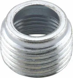 RACO 1156 IMC Bushing, 2 in x 1-1/2 in, Threaded, Steel, Zinc Plated, Gray