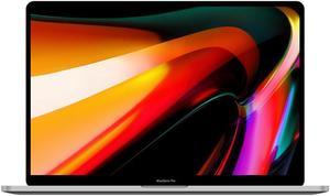 Refurbished Apple MacBook Pro 16 True Tone Laptop Touch Bar 9th Gen 8Core Intel Core i9 230GHz 64GB RAM 1TB SSD AMD Radeon Pro 5500M 8GB Silver