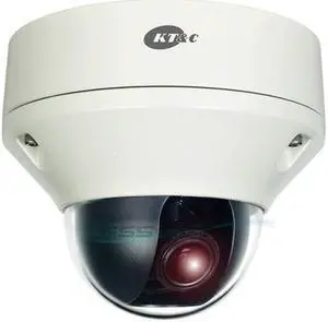 KT&C KEZ-c2DR28V12 OMNI EZ HD-TVI Camera 1080p Outdoor Vandal Dome, 2.8-12mm, Dual Power