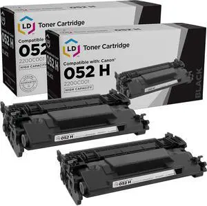 LD Products Compatible Canon 052H 2200C001 High Yield Toner Cartridge Replacement for use with ImageCLASS LBP214dw, LBP215dw, MF424dw, MF426dw and MF429dw (Black, 2-Pack)