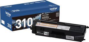 Brother TN310BK Black Toner Cartridge for Brother Laser Printer Toner - Retail Packaging