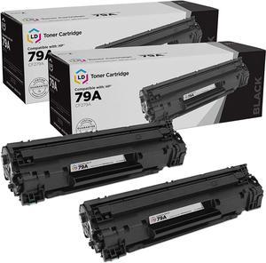 LD Compatible Toner Cartridge Replacements for HP 79A CF279A (Black, 2-Pack)