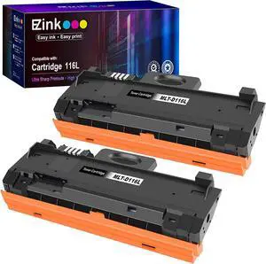E-Z Ink (TM) Compatible Toner Cartridge Replacement for Samsung 116L MLTD116L D116L MLT D116L to use with SL-M2625D SL-M2825DW SL-M2835DW (2 Black)