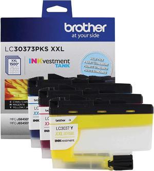 Brother Genuine LC30373PKS Super High-Yield Colour Ink Cartridge 3-Pack