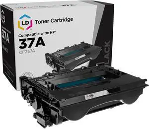 LD Compatible Toner Cartridge Replacement for HP 37A CF237A (Black) Compatible with HP Printers M632z M607n M607dn M608n M608dn M609dh M609dn M609x M631dn M631dn M631z MFP M632h M633z and More