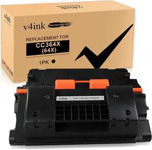 v4ink Compatible Toner Cartridge Replacement for HP 64X CC364X 90X CE390X (1-Pack, High-Yield) Work with Laserjet P4015 P4515, Laserjet Enterprise 600 M602 M603, Laserjet Enterprise M4555 Series