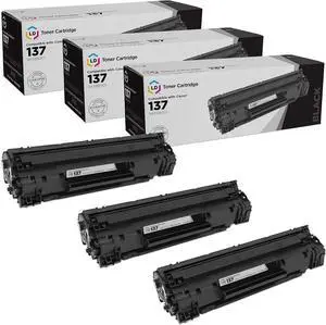 LD Products Compatible Toner Cartridge Replacement for Canon 137 9435B001 (Black, 3-Pack) Compatible with Canon imageCLASS MF212w MF216n MF227dw MF229dw MF217w LBP151dw MF232w